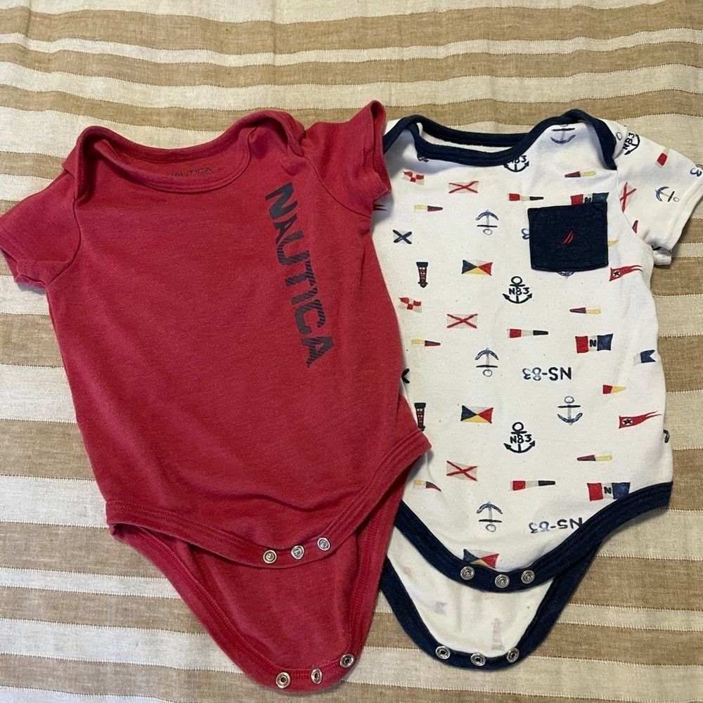 Nautica Baby Clothes One Piece Bodysuit 18M